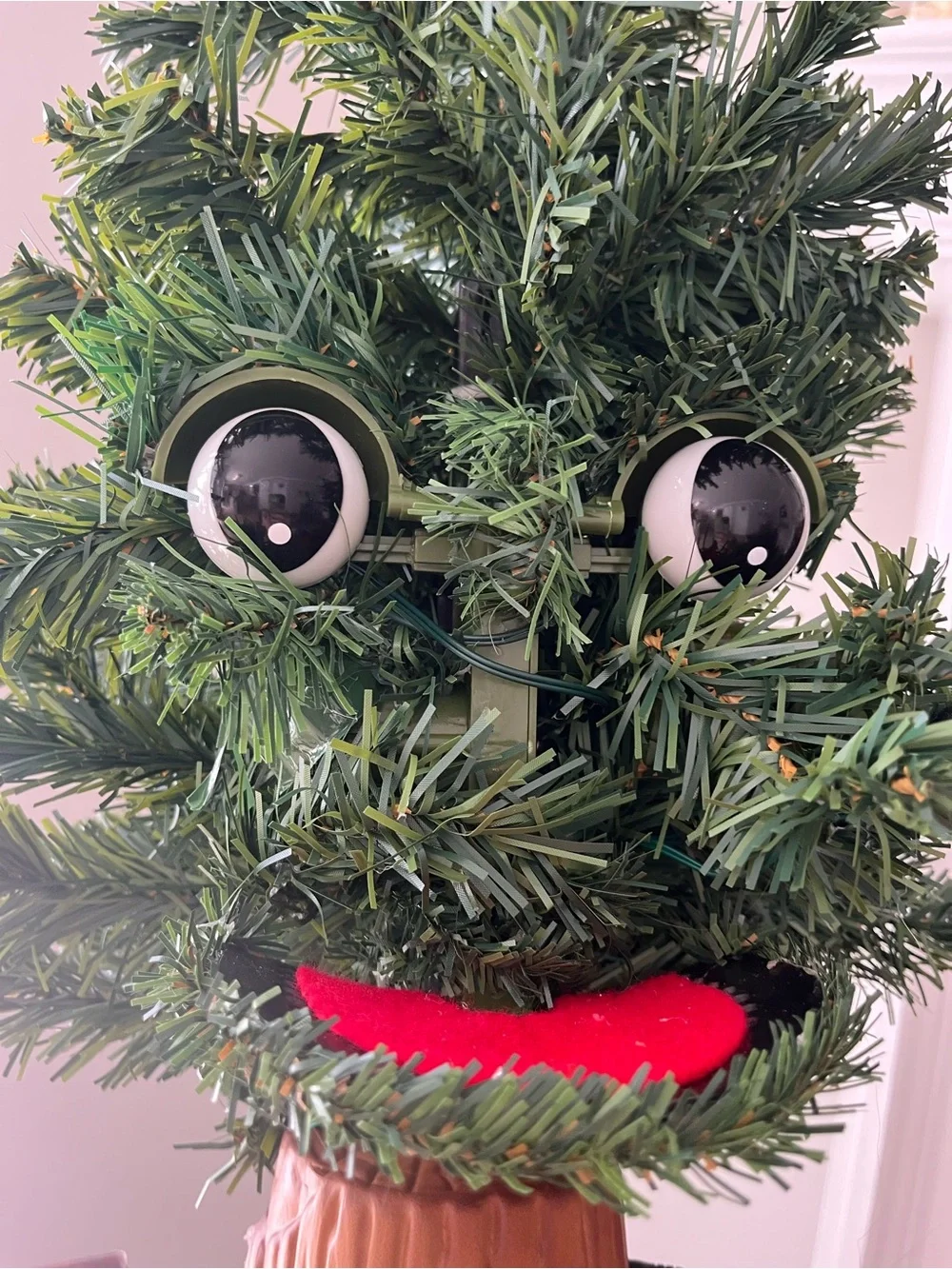 Gemmy Douglas Fir Talking Tree Sings Light Up Xmas 1997 Christmas TESTED- READ